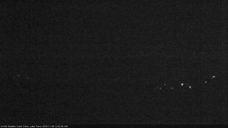 Lake Travis webcam, November 8, 2018 11:45 PM CT