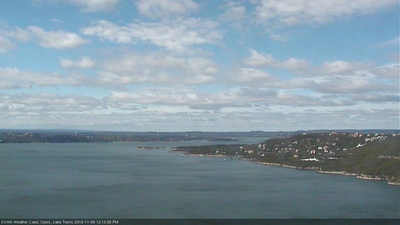 Lake Travis webcam, November 9, 2018 11:15 AM CT