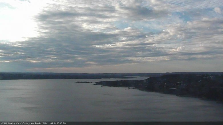 Lake Travis webcam, November 9, 2018 3:40 PM CT