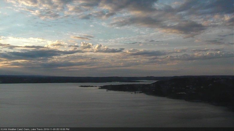 Lake Travis webcam, November 9, 2018 4:20 PM CT