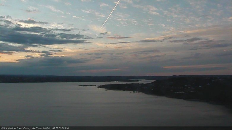 Lake Travis webcam, November 9, 2018 4:35 PM CT