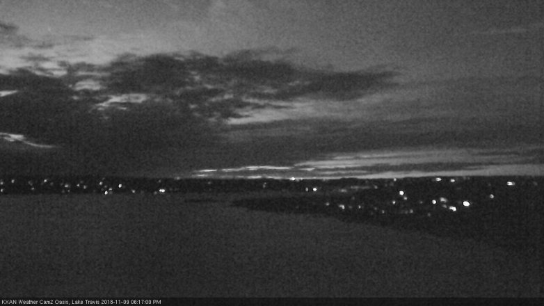 Lake Travis webcam, November 9, 2018 5:20 PM CT