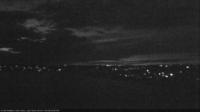 Lake Travis webcam, November 9, 2018 5:25 PM CT