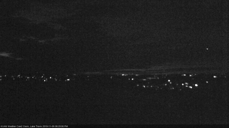 Lake Travis webcam, November 9, 2018 5:30 PM CT