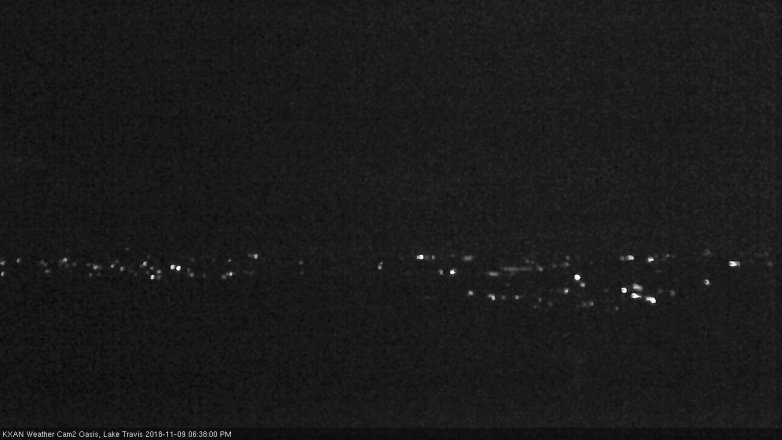 Lake Travis webcam, November 9, 2018 5:40 PM CT