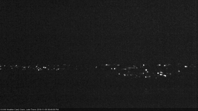 Lake Travis webcam, November 9, 2018 5:50 PM CT