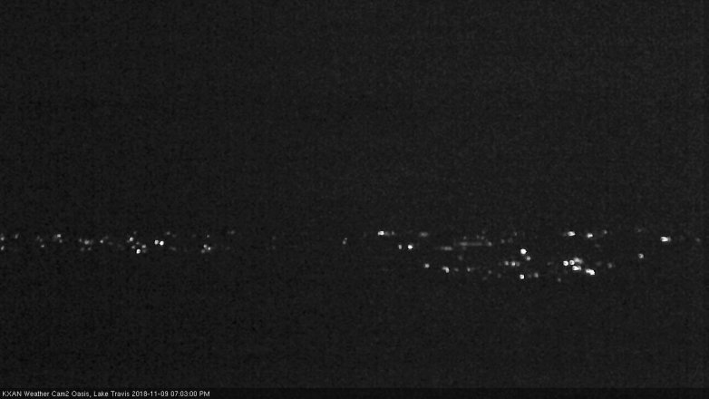 Lake Travis webcam, November 9, 2018 6:05 PM CT