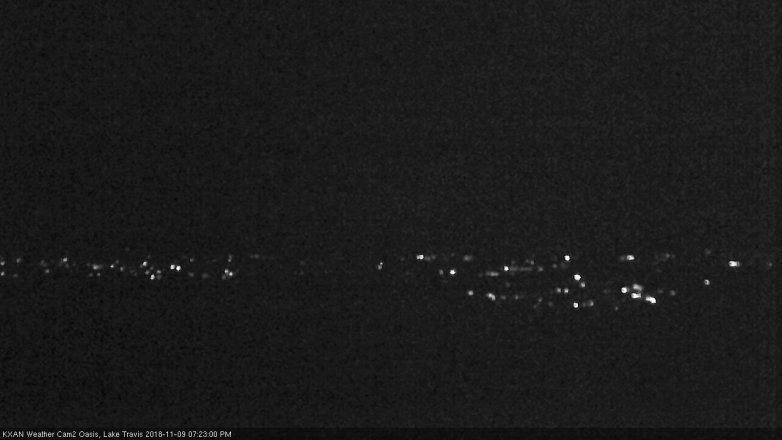 Lake Travis webcam, November 9, 2018 6:25 PM CT