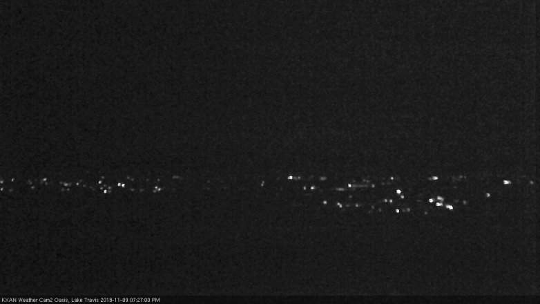 Lake Travis webcam, November 9, 2018 6:30 PM CT
