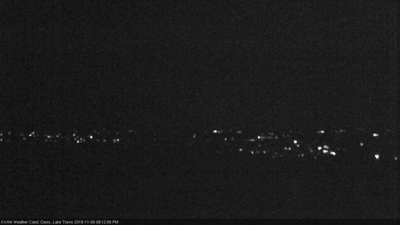 Lake Travis webcam, November 9, 2018 7:15 PM CT
