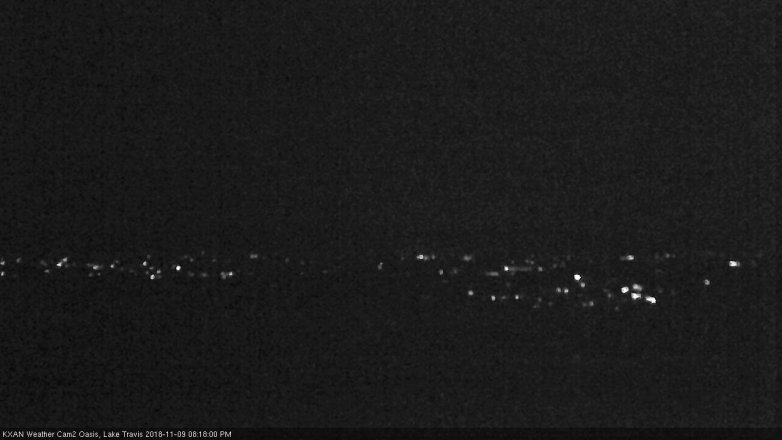 Lake Travis webcam, November 9, 2018 7:20 PM CT