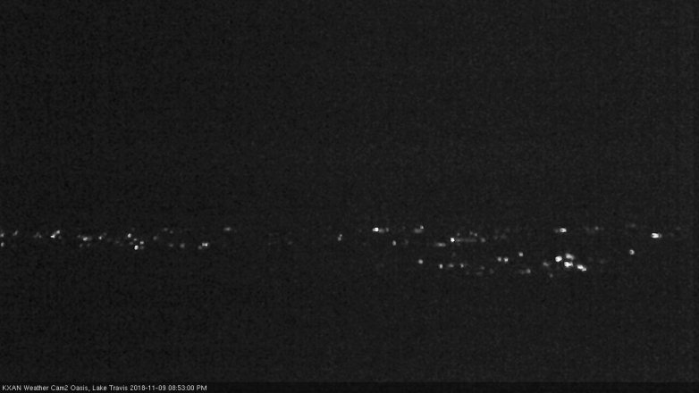 Lake Travis webcam, November 9, 2018 7:55 PM CT