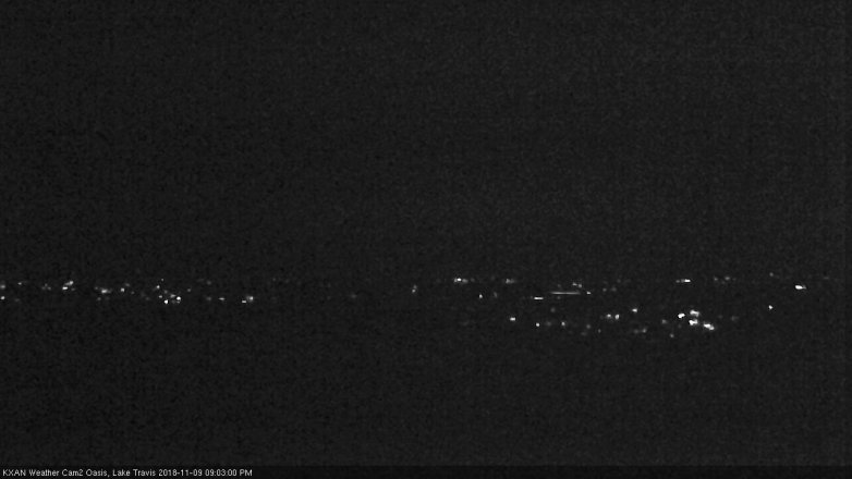 Lake Travis webcam, November 9, 2018 8:05 PM CT