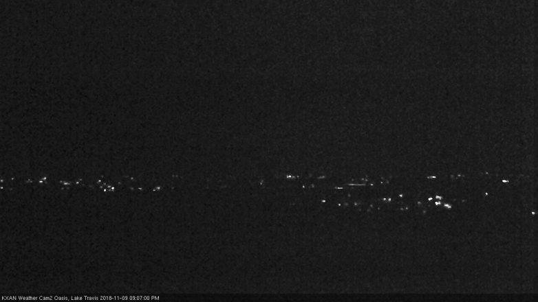 Lake Travis webcam, November 9, 2018 8:10 PM CT
