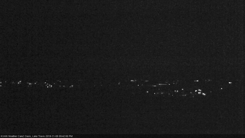 Lake Travis webcam, November 9, 2018 8:45 PM CT