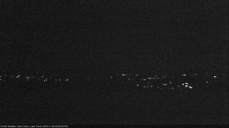Lake Travis webcam, November 9, 2018 8:55 PM CT