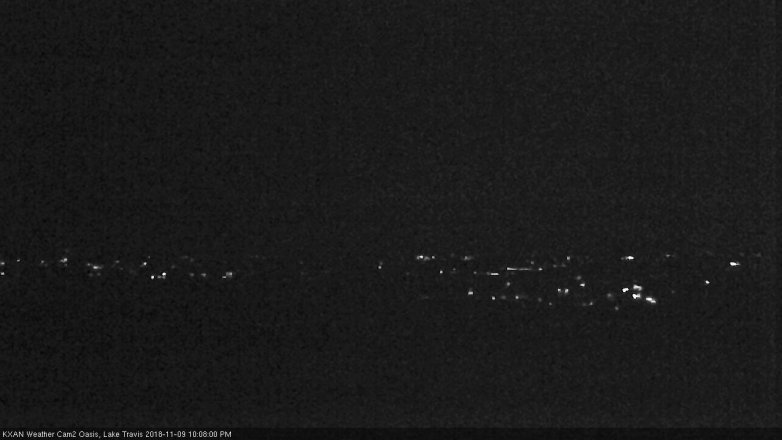 Lake Travis webcam, November 9, 2018 9:10 PM CT