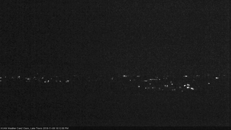 Lake Travis webcam, November 9, 2018 9:15 PM CT