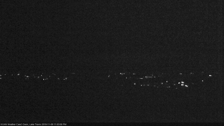 Lake Travis webcam, November 9, 2018 10:05 PM CT