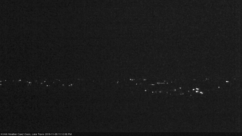 Lake Travis webcam, November 9, 2018 10:15 PM CT