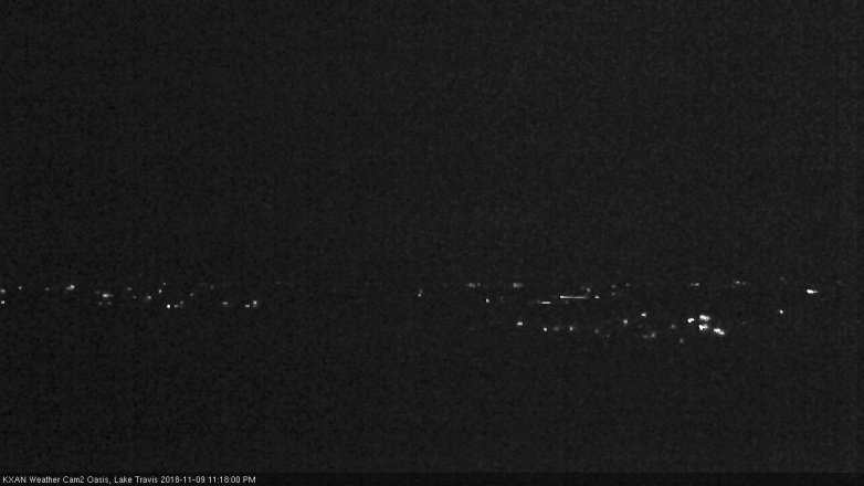 Lake Travis webcam, November 9, 2018 10:20 PM CT