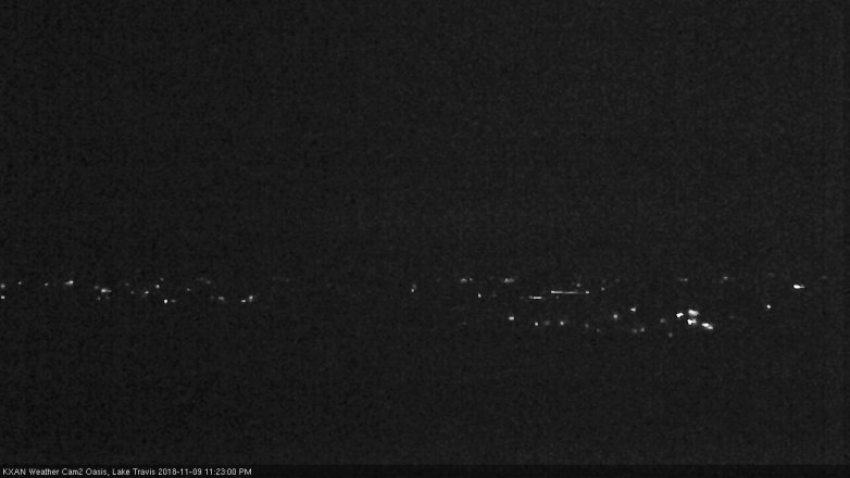 Lake Travis webcam, November 9, 2018 10:25 PM CT
