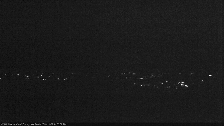 Lake Travis webcam, November 9, 2018 10:35 PM CT