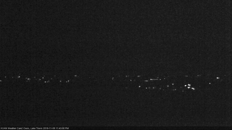 Lake Travis webcam, November 9, 2018 10:45 PM CT