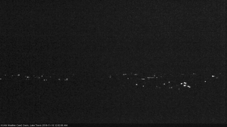 Lake Travis webcam, November 9, 2018 11:05 PM CT