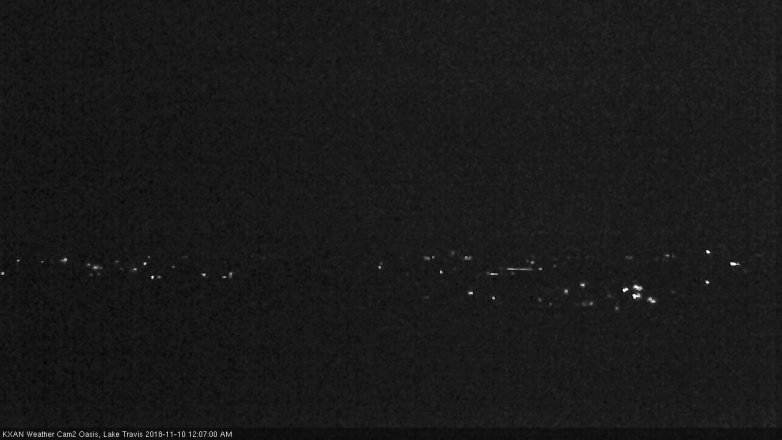 Lake Travis webcam, November 9, 2018 11:10 PM CT