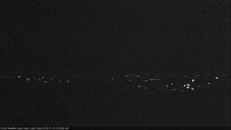 Lake Travis webcam, November 9, 2018 11:35 PM CT