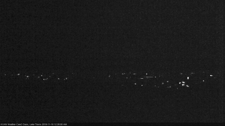 Lake Travis webcam, November 9, 2018 11:40 PM CT