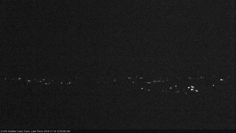 Lake Travis webcam, November 9, 2018 11:55 PM CT