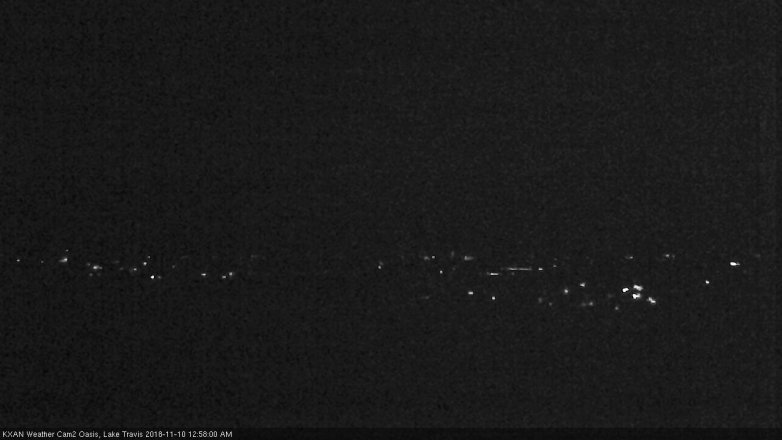 Lake Travis webcam, November 9, 2018 12:00 AM CT