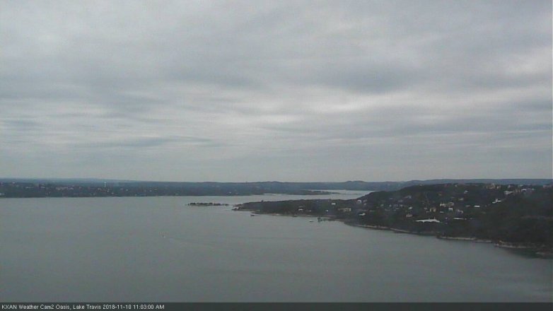 Lake Travis webcam, November 10, 2018 10:05 AM CT