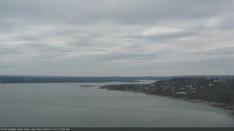 Lake Travis webcam, November 10, 2018 10:15 AM CT