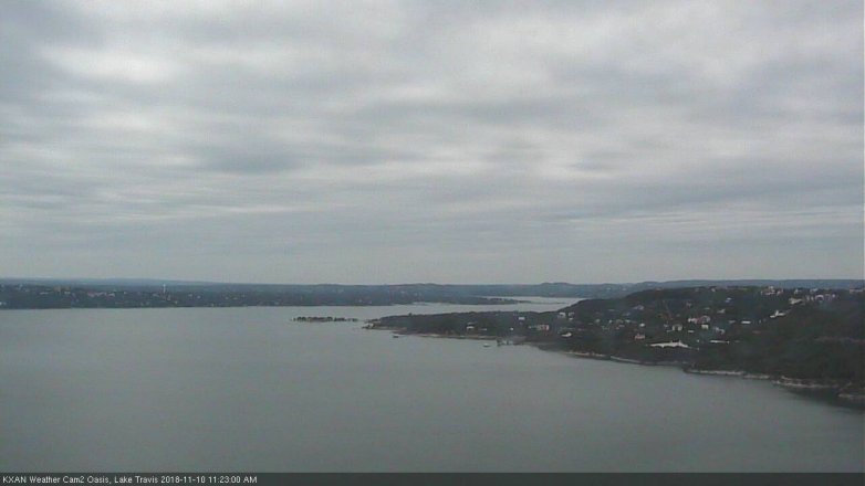 Lake Travis webcam, November 10, 2018 10:25 AM CT