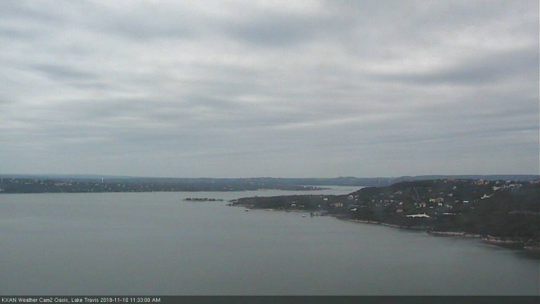 Lake Travis webcam, November 10, 2018 10:35 AM CT