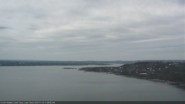 Lake Travis webcam, November 10, 2018 10:40 AM CT