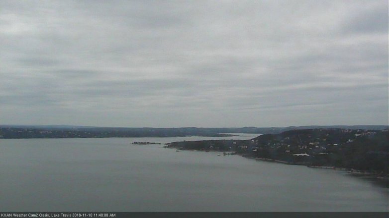 Lake Travis webcam, November 10, 2018 10:50 AM CT