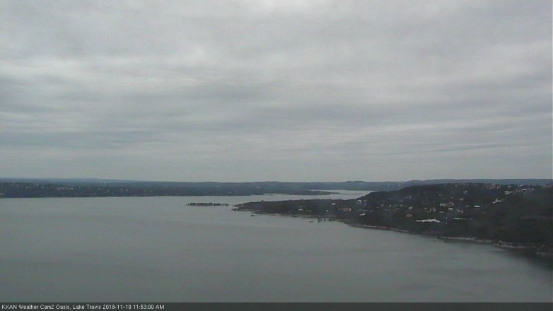 Lake Travis webcam, November 10, 2018 10:55 AM CT