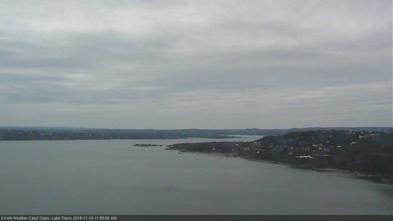 Lake Travis webcam, November 10, 2018 11:00 AM CT