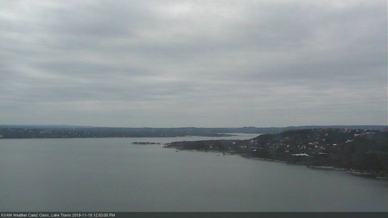 Lake Travis webcam, November 10, 2018 11:05 AM CT