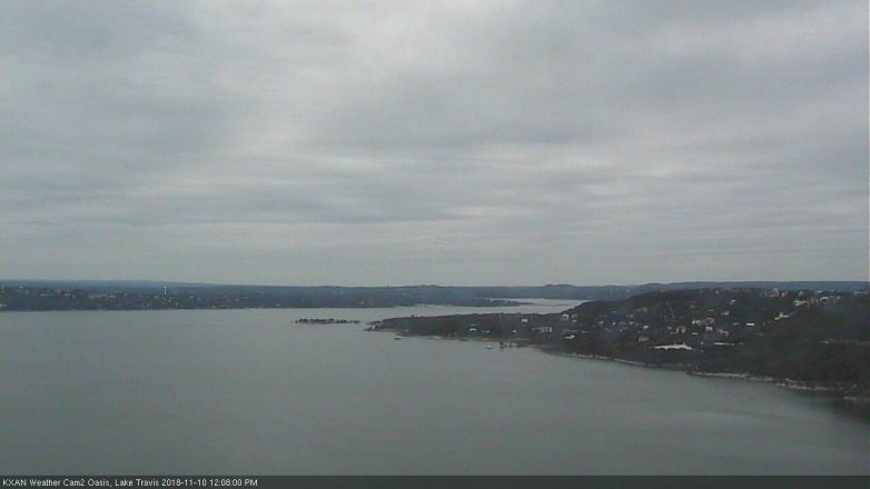 Lake Travis webcam, November 10, 2018 11:10 AM CT