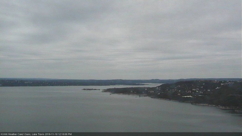Lake Travis webcam, November 10, 2018 11:20 AM CT