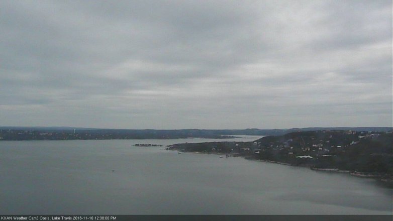 Lake Travis webcam, November 10, 2018 11:40 AM CT