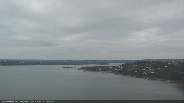 Lake Travis webcam, November 10, 2018 11:50 AM CT
