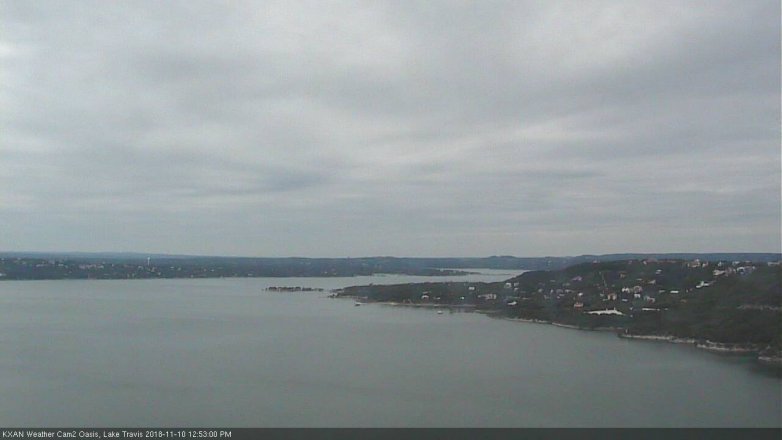 Lake Travis webcam, November 10, 2018 11:55 AM CT