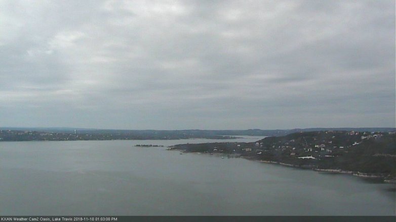 Lake Travis webcam, November 10, 2018 12:05 PM CT