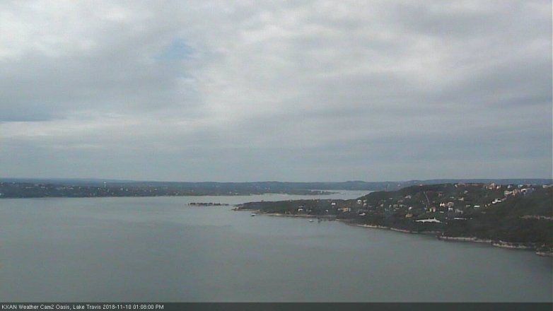 Lake Travis webcam, November 10, 2018 12:10 PM CT